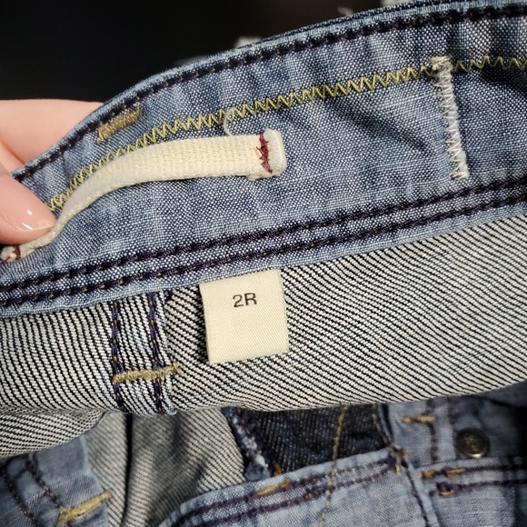 Size 2 Denim Jeans Worn Distressed - Picture 6 of 12